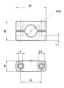 Produktbild zum Artikel SP-40 aus der Kategorie Zubehör und Anschlusstechnik > Zubehör > Montagezubehör von Dietz Sensortechnik.